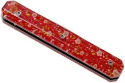 Akinod Utility Folding Knife 18H07 Red Helianthemum, Gentleman's Knife -Knife Haven Sales AIA03M00020 04 akinod