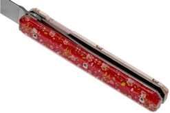 Akinod Utility Folding Knife 18H07 Red Helianthemum, Gentleman's Knife -Knife Haven Sales AIA03M00020 05 akinod