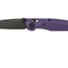 ANV Knives A100, MAGNACUT, DLC Black, Blueberry And Cream GRN, Alock, A100-014 Pocket Knife