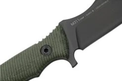 ANV Knives M311, M311-064 Spelter NC Elmax, Black Micarta Handle, Black Kydex Sheath, Fixed Knife -Knife Haven Sales ANVM311 064 05 anv