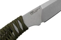 ANV Knives P100 Sleipner, Olive Paracord, P100-004, Black Kydex Sheath, Neck Knife -Knife Haven Sales ANVP100 004 05 anv