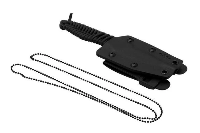 ANV Knives P100 Sleipner Cerakote, Grey Paracord, P100-038, Black Kydex Sheath, Neck Knife 8 ANV Knives P100 Sleipner Cerakote, Grey Paracord, P100-038, Black Kydex Sheath, Neck Knife - Image 6