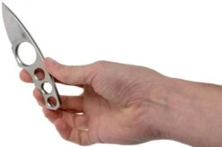 Amare Knives A-Max Stonewashed AM-SW Neck Knife, Uli Hennicke Design -Knife Haven Sales AS AM SW 05 amare knives