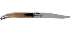 Laguiole En Aubrac Pocket Knife 7 Cm Horn, L0207PCI-SSI1 -Knife Haven Sales AUL0207PCI SSI1 02 laguiole en aubrac aul0207pci ssi1 02