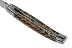 Laguiole En Aubrac Samba Yellow L0210SAJIFSJ1 Samba Wood, Polished, Laguiole Pocket Knife, 10 Cm -Knife Haven Sales AUL0210SAJIFSJ1 05 laguioleaubrac
