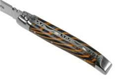 Laguiole En Aubrac Samba Yellow L0210SAJIFSJ1 Samba Wood, Polished, Laguiole Pocket Knife, 10 Cm -Knife Haven Sales AUL0210SAJIFSJ1 07 laguioleaubrac