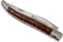Laguiole En Aubrac HP 12cm Snake Wood Hand-filed L0212AMH-FSI1 -Knife Haven Sales AUL0212AMH FSI1 03 laguiole en aubrac aul0212amh fsi1 03
