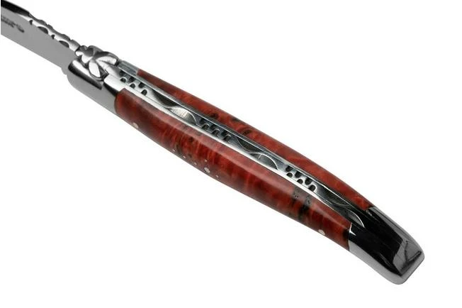 Laguiole En Aubrac Red Poplar Burl L0212LPRIFSJ1 Poplar Wood, Polished, Laguiole Pocket Knife, 12 Cm 9 Laguiole En Aubrac Red Poplar Burl L0212LPRIFSJ1 Poplar Wood, Polished, Laguiole Pocket Knife, 12 Cm - Image 7