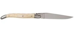 Laguiole En Aubrac Classic 12cm White Bone L0212OSI-FSI1 -Knife Haven Sales AUL0212OSI FSI1 02 laguiole en aubrac aul0212osi fsi1 02