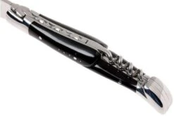 Laguiole En Aubrac 12cm Pocket Knife With Corkscrew, Buffalo Horn -Knife Haven Sales AUL0312BUI FSI1 07 laguiole en aubrac aul0312bui fsi1 07