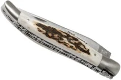 Laguiole En Aubrac 12cm Double Plates, Stag Horn Hand-filed, L0712BCI/FSB1 -Knife Haven Sales AUL0712BCI FSB1 04 laguiole en aubrac