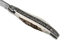 Laguiole En Aubrac 12cm Double Plates, Stag Horn Hand-filed, L0712BCI/FSB1 -Knife Haven Sales AUL0712BCI FSB1 07 laguiole en aubrac