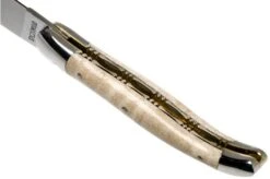 Laguiole En Aubrac 12cm Double Plates, Wavy Maple Hand-filed, L0712EEN1/FSJ1 15 Laguiole En Aubrac 12cm Double Plates, Wavy Maple Hand-filed, L0712EEN1/FSJ1 -Knife Haven Sales AULL0712EEN1 FSJ1 05 laguiole en aubrac