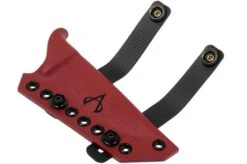 Armatus Carry Architect Sheath For The Fällkniven F1 Pro, Blood Red -Knife Haven Sales AX FK F1PRO BR 04 armatus carry