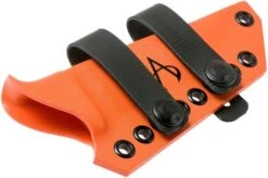 Armatus Carry Architect Sheath For The Fällkniven F1 Pro, Hunter Orange -Knife Haven Sales AX FK F1PRO HO 03 armatus carry
