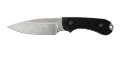 Bradford Knives Guardian 3, 3S-001-MC, Textured Black G-10, CPM-Magnacut, Sabre Grind, Stonewash Finish, Fixed Knife