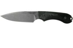 Bradford Guardian 4FE, 3D Black Micarta Guardian 4 M390, Sabre Stonewashed False Edge 4FE-101