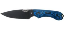 Bradford Guardian 4, 3D Black-Blue G10 Guardian 4 M390, Full Flat Black DLC 4FH-113B-M390