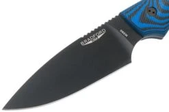 Bradford Guardian 4, 3D Black-Blue G10 Guardian 4 M390, Full Flat Black DLC 4FH-113B-M390 -Knife Haven Sales BDK 4FH 113B M390 03 bradford knives