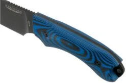 Bradford Guardian 4, 3D Black-Blue G10 Guardian 4 M390, Full Flat Black DLC 4FH-113B-M390 -Knife Haven Sales BDK 4FH 113B M390 05 bradford knives