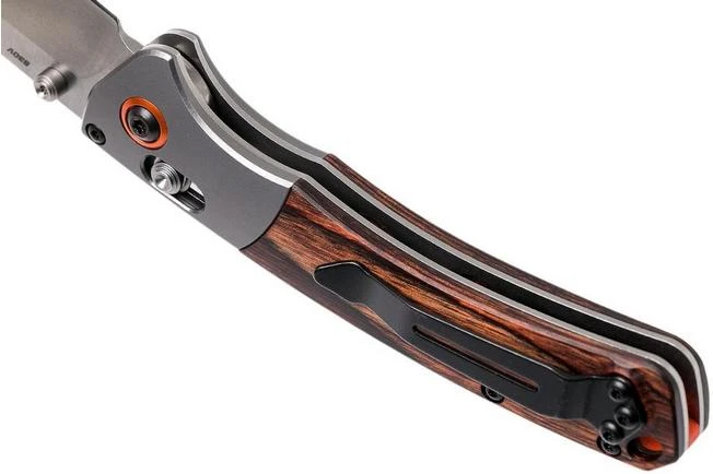 Benchmade Mini Crooked River 15085-2 Hunting Knife, Wood 7 Benchmade Mini Crooked River 15085-2 Hunting Knife, Wood - Image 5