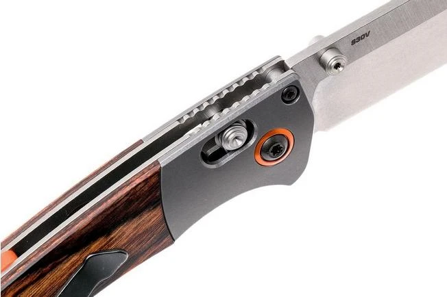 Benchmade Mini Crooked River 15085-2 Hunting Knife, Wood 8 Benchmade Mini Crooked River 15085-2 Hunting Knife, Wood - Image 6