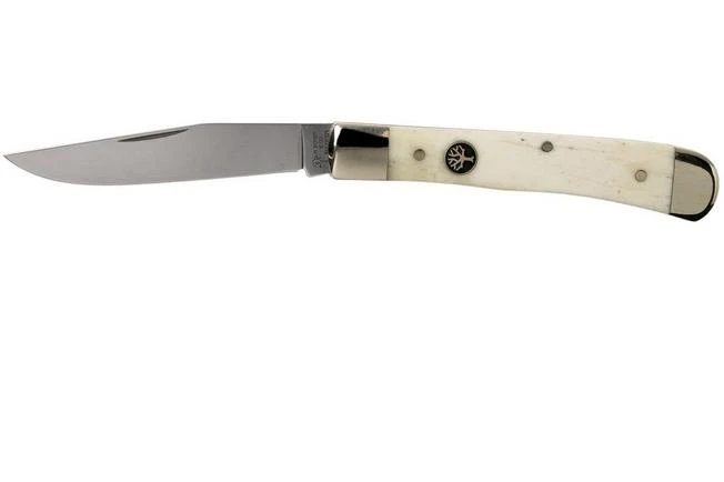 Böker Trapper Bone White 119950 Slipjoint Pocket Knife 3 Böker Trapper Bone White 119950 Slipjoint Pocket Knife