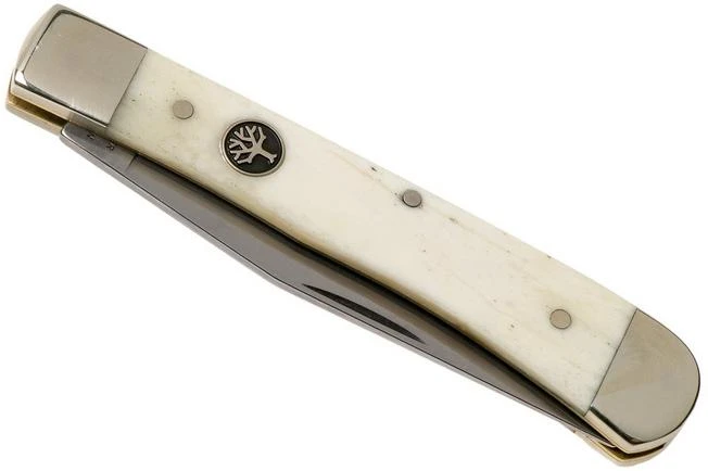 Böker Trapper Bone White 119950 Slipjoint Pocket Knife 6 Böker Trapper Bone White 119950 Slipjoint Pocket Knife - Image 4