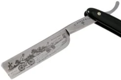 Böker Manufaktur Bicycle Race, Black Synthetic 140223 Straight Razor -Knife Haven Sales BO140223 03 boker