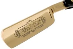Böker Manufaktur Waldorf 24 Karat Gold 5/8" Straight Razor 140321 -Knife Haven Sales BO140321 03 boker bo140321 03