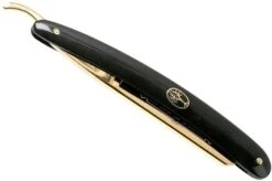 Böker Manufaktur Waldorf 24 Karat Gold 5/8" Straight Razor 140321 -Knife Haven Sales BO140321 06 boker bo140321 06