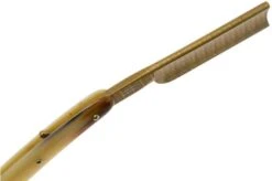 Böker Manufaktur Damascus Horn Straight Razor 140524DAM -Knife Haven Sales BO140524DAM 05 boker