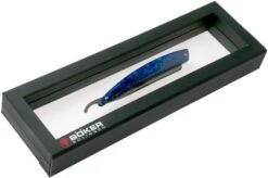 Böker Manufaktur Damascus Paua 140525DAM Straight Razor -Knife Haven Sales BO140525DAM 07 boker