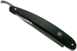 Böker Manufaktur Ebony Damascus Straight Razor 140609DAM -Knife Haven Sales BO140609DAM 06 boker 1