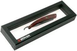 Böker Manufaktur Damascus Curly Birch 140610DAM Straight Razor -Knife Haven Sales BO140610DAM 07 boker