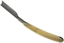 Böker Manufaktur Damascus Horn Straight Razor 140623DAM -Knife Haven Sales BO140623DAM 04 boker