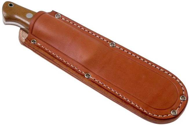 Bark River North Country EDC 2 CPM S45VN Natural Canvas Micarta Fixed Knife 8 Bark River North Country EDC 2 CPM S45VN Natural Canvas Micarta Fixed Knife - Image 6