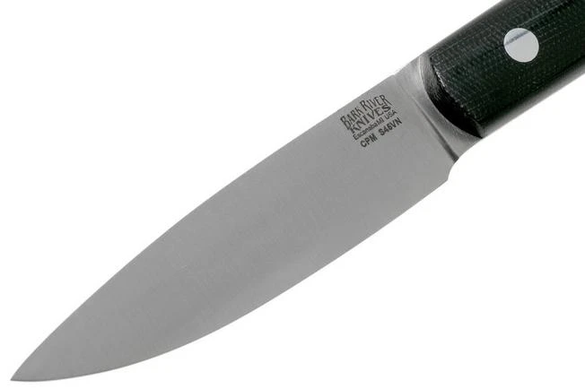 Bark River Bird & Trout CPM S45VN, Black Canvas Micarta 5 Bark River Bird & Trout CPM S45VN, Black Canvas Micarta - Image 3