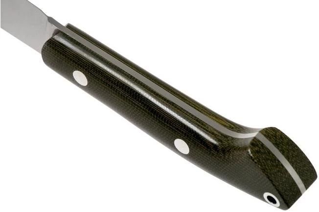 Bark River Bird & Trout CPM S45VN, Green Canvas Micarta 6 Bark River Bird & Trout CPM S45VN, Green Canvas Micarta - Image 4