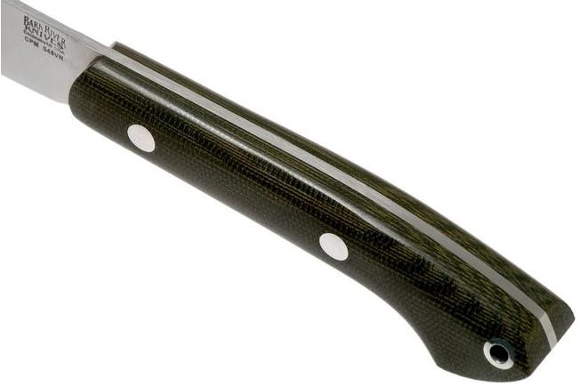 Bark River Bird & Trout CPM S45VN, Green Canvas Micarta 7 Bark River Bird & Trout CPM S45VN, Green Canvas Micarta - Image 5