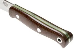 Bark River Ultra-Lite Bushcrafter CPM 3V Coffee Bag Laminate, Toxic Green Liners -Knife Haven Sales BRK06 023CL TGL 06 barkriver