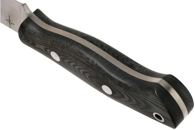 Bark River Mini Aurora CPM 3V, Black Linen Matte Micarta, Hollow Pins 6 Bark River Mini Aurora CPM 3V, Black Linen Matte Micarta, Hollow Pins - Image 4