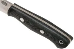 Bark River Mini Aurora CPM 3V, Black Linen Matte Micarta, Hollow Pins 13 Bark River Mini Aurora CPM 3V, Black Linen Matte Micarta, Hollow Pins -Knife Haven Sales BRK06 025BRKLM 05 bark river knives v202111