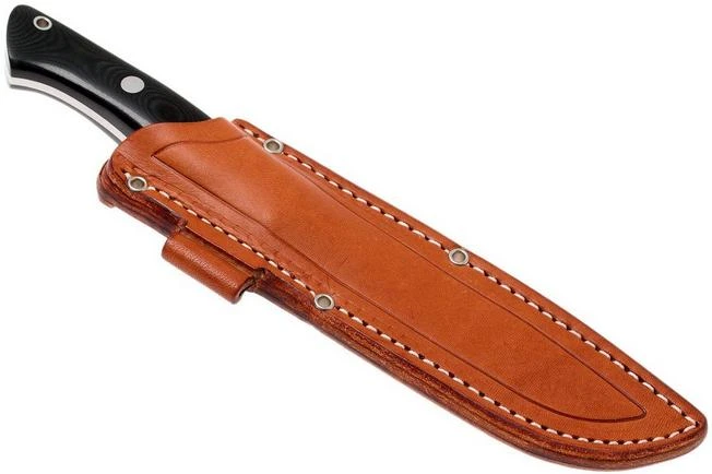 Bark River Aurora LT CPM 3V, Black Linen Micarta 9 Bark River Aurora LT CPM 3V, Black Linen Micarta - Image 7