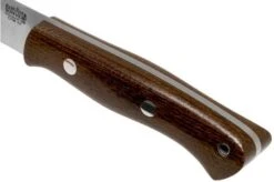 Bark River Aurora CPM 3V, Tan Burlap Micarta Bushcraft Knife -Knife Haven Sales BRK06 122TBM 05 bark river knives