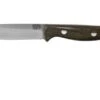 Bark River Bravo EDC CPM 3V Rampless, Green Canvas Micarta Bushcraft Knife -Knife Haven Sales BRK07 027GCMR 01 bark river knives