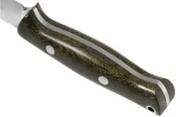 Bark River Bravo EDC CPM 154, Green Canvas Micarta, Rampless -Knife Haven Sales BRK07 054GNC RS 04 bark river
