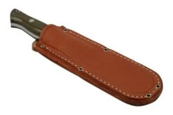Bark River Bravo 1 A2 Green Canvas Micarta, Bushcraft Knife -Knife Haven Sales BRK07 111GNC 06 barkriver
