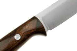 Bark River Bravo 1 Cru-Wear Rampless, Desert Ironwood, Bushcraft Knife -Knife Haven Sales BRK07 161DI RL 05 barkriver