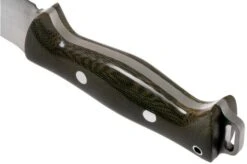 Bark River Bravo 2 CPM 3V, Green Canvas Micarta Outdoor Knife -Knife Haven Sales BRK07 221GCM 04 bark river knives
